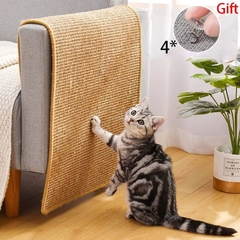 Gato scratcher sisal esteira para gatos afiar unha