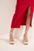 Sandalia Salto Meia Pata Off-White - comprar online