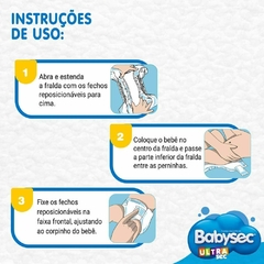 Fralda Babysec Galinha Pintadinha Ultrasec P - 46 unidades na internet