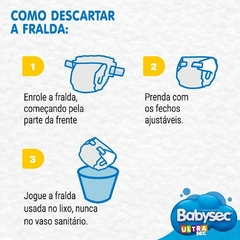 Fralda Babysec Galinha Pintadinha Ultrasec P - 46 unidades - Mamys Help