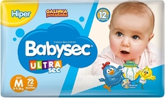 Fralda Descartável Babysec Ultrasec Galinha Pintadinha Hiper