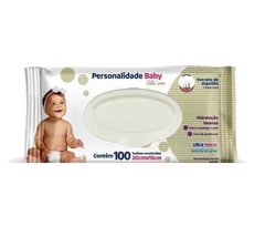 Toalha Umedecida Personalidade Baby Total Care com 100 unidades