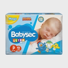 Fralda Babysec Galinha Pintadinha Ultrasec P - 46 unidades