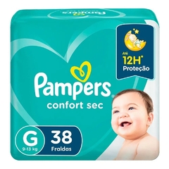 Fralda Pampers Confort Sec Mega Pacote com 38 unidades