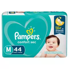 Fralda Pampers Confort Sec M com 44 Unidades