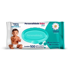 Toalhas Umedecidas Personalidade Baby Plus 100 unidades