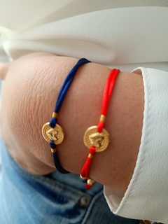 Pulseira Fio de Seda Azul - Just Be You Accessories