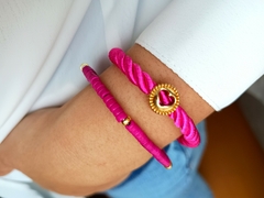 Pulseira Cordão de São Francisco Pink - Just Be You Accessories