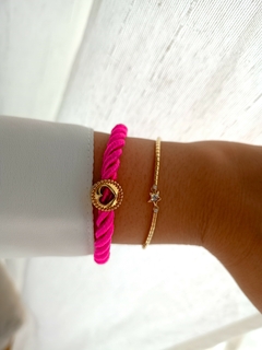 Pulseira Cordão de São Francisco Pink - comprar online