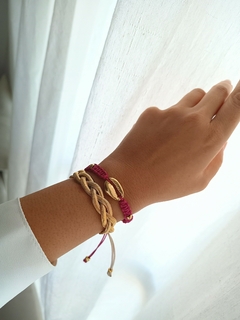 Pulseira de Macramé com Búzio - comprar online