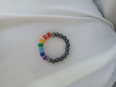 Pulseira Sete Chakras com Hematita