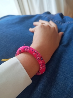 Pulseira Bandana Rosa