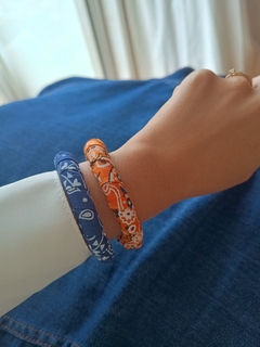 Pulseira Bandana Azul Marinho - Just Be You Accessories