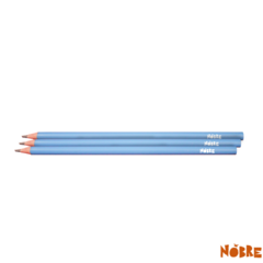 Lápis de escrever preto, rótulo azul, caixa com 144 unidades (caixa master com 20 grosas) - Nobre - comprar online