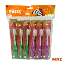 Escova de dente infantil, opp bag com 12 blisters (caixa master com 48 opp bags) - Nobre - comprar online