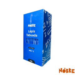 Lápis de escrever tabuada, rótulo azul, caixa com 144 unidades (caixa master com 20 grosas) - Nobre - comprar online