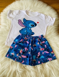 PIJAMA KIDS STICH CORAZON