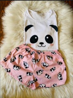 PIJAMA CORTO NIÑO PANDA