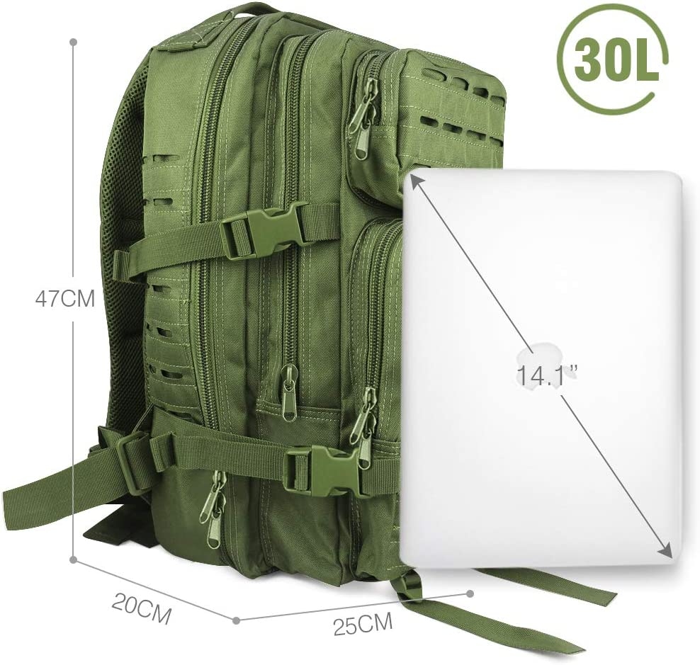 Mochila Táctica GJP 601 Militar Porta laptop Impermeable Multiusos