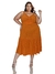 Vestido Plus Size Laise De Malha Elegante Chique