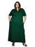 Vestido Plus Size Longo Manga Elegante Confortável - comprar online