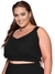 Cropped Plus Size Fashion Elegante Chique