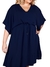 Vestido Feminino Midi Plus Size Kimono Atemporal Fluído - comprar online