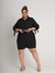 Short Plus Size Alfaiataria Chique Casual Moderno - comprar online