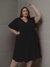 Vestido Plus Size G6/G7 60/62 c/ Manga Alfaiataria na internet