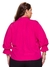 Camisa Plus Size Elegante Casual Chique Botões na internet