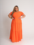 Vestido Longo Plus Size Mangas Elegante Festa - loja online