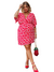 Vestido Estampado Plus Size Leve Casual - loja online