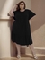 Vestido Plus Size Manga Confortável Elegante - comprar online