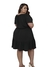 Vestido Plus Size Ciganinha Casual Elegante Chique - comprar online