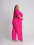 Macacão Plus Size Elegante Festa Chique c/ Manga - comprar online