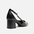 Scarpin cap toe preto arezzo - comprar online