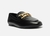 Mocassim preto couro