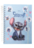 Caderno com 5 matérias do Stitch