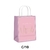 SACOLA DE PAPEL G CANDY ROSA- 32X26,5X13CM - 10 UNIDADES - CROMUS