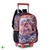 MOCHILA ESCOLAR T-REX COM RODINHA - CLIO TX23012K