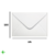 ENVELOPE CONVITE 90 160X235 BRANCO C/500