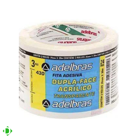 Fita Dupla Face 12x30 Eurocel - 3G Papelaria