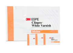 Barniz Clinpro White Varnish. Sabor melón (monodosis x 0.50ML). 3M