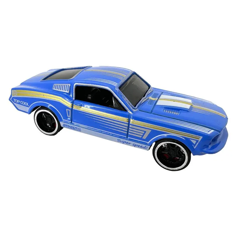 Mini Ve culo Die Cast Garagem S.A. Muscle Car Azul