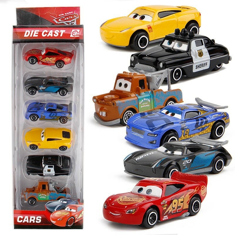 Conjunto Disney Pixar Car 3 Lightning McQueen Jackson Storm Mack