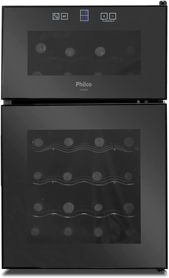 Adega Philco Titanium Duo Pad24 Duplo Compartimento 69 Litros 127v Marca: PHILCO - comprar online