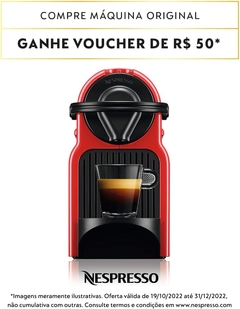 Cafeteira Nespresso Inissia Vermelha - 220v - Piires MP Store