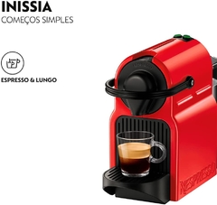 Imagem do Cafeteira Nespresso Inissia Vermelha - 220v