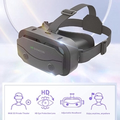 2 Pcs Fone de ouvido de realidade virtual 3d VR,jogos de óculos de realidade virtual com smartphones - Realidade Virtual VR Headset Óculos 3D Headset - comprar online