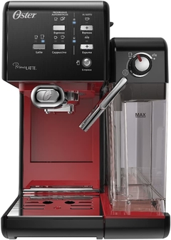 Cafeteira Espresso Oster, PrimaLatte II, Vermelho, 110V - Piires MP Store